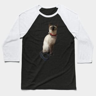 Siamese Cat Baseball T-Shirt